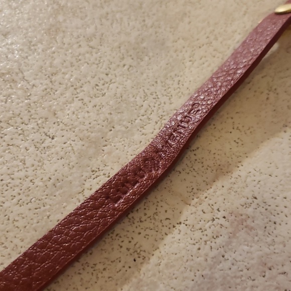 Lulu Avenue Marsala Leather Double Wrap Red NWT - Picture 7 of 8